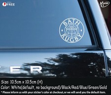 Bath Rugby Sticker-Reflective/Metallic Color England Rugby Car Laptop Decals