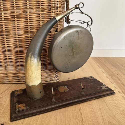 Vintage table gong bovine - vintage,