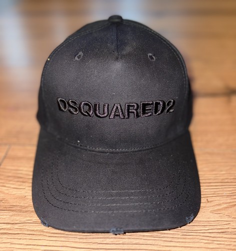Dsquared2 black baseball cap - black,