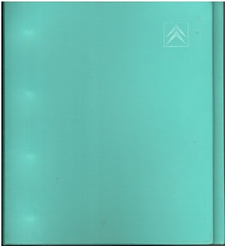 Citroen factory ring binder - ring,