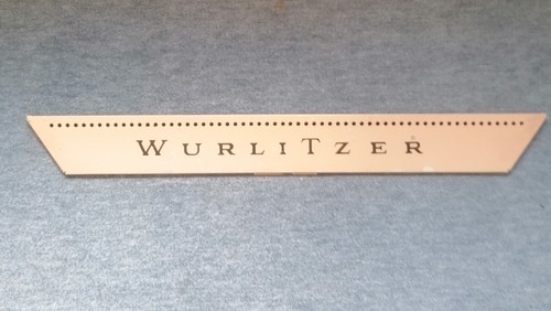 Wurlitzer 2500 series top back - wurlitzer,