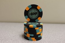 10 Paulson Classics Top Hat & Cane $100 Casino Poker Chips - NEW  **VERY RARE**