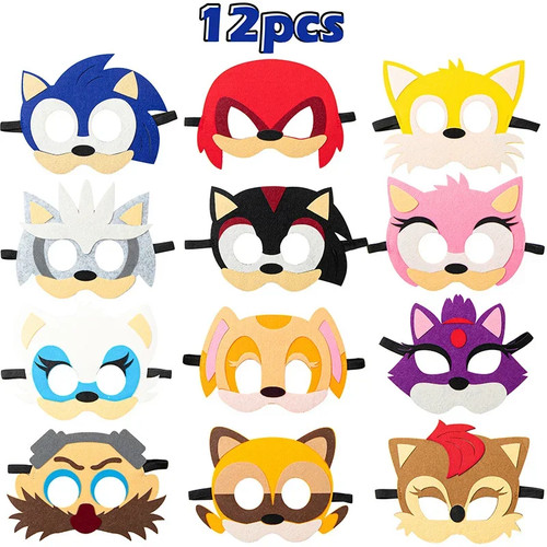 Sonic hedgehog mask pack - hedgehog, mask,