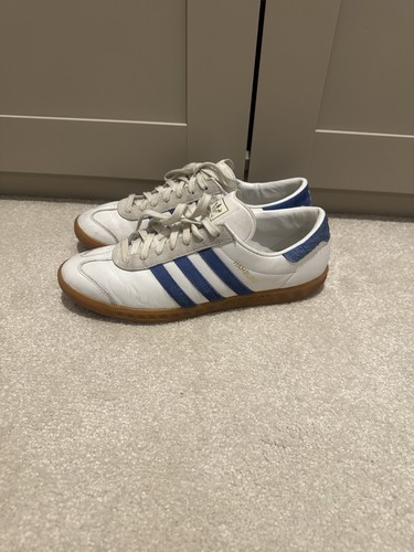 Adidas hamburg white blue - adidas, /