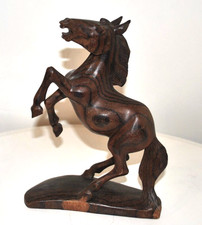 Wooden Horse Sculpture-