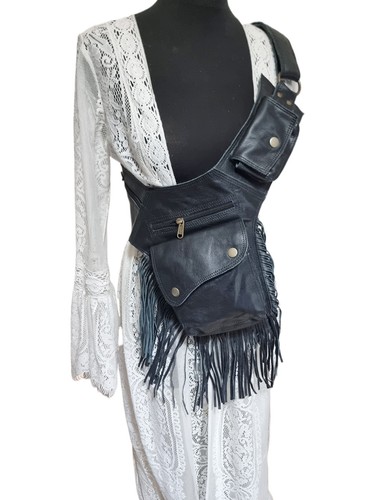 Steampunk pocket belt fringe - steampunk,
