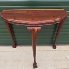 Large Vintage Antique Demilune