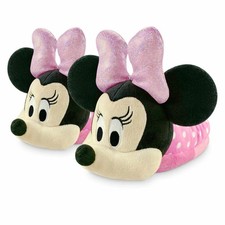 Disney Authentic Minnie Mouse Soft Slippers Kids Size  11/12