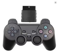 Wireless Game Controller for PS2 Console 2.4G Dual Vibration USB Joypad Pad