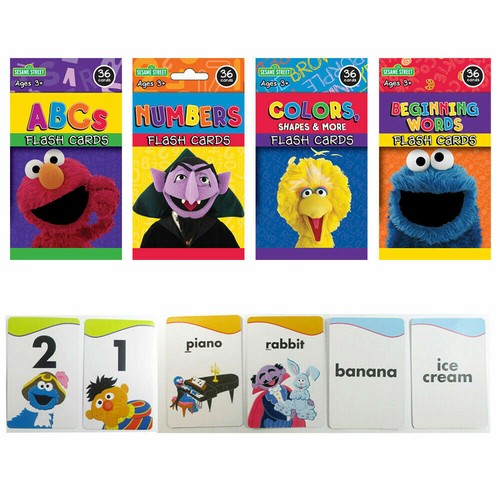 Sesame street flash cards - sesame,