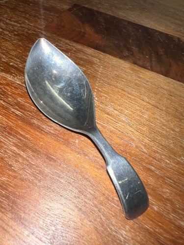 Antique silver caddy - caddy, spoon