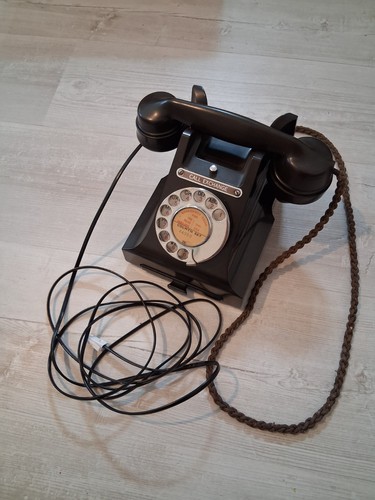 Gpo 312f bakelite telephone - bakelite,