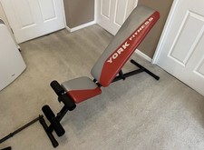 York Fitness Adjustable Foldable Bench Press 5 Seat Positions, Weight Support