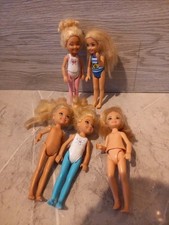 Mattel Barbie Chelsea & Friends Lot of 5 Assorted Dolls / Mixed