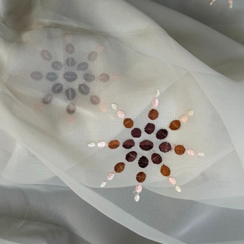Cream voile fabric 100 - voile, 100%