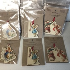 Peter Rabbit Wooden Christmas Tree Decorations X45 #D