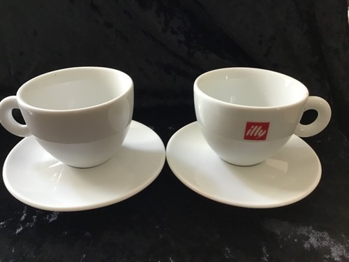 Illy logo cappucino cups and - cups,