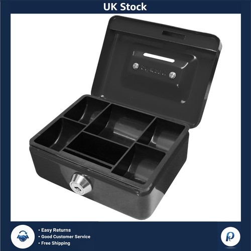 Secure black cash box - secure,