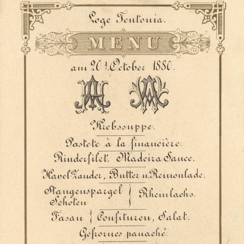 Johannisloge teutonia menu - johannisloge,