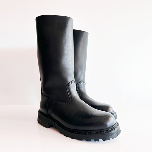French fireman biker boots - french,