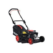 ParkerBrand 17” Hand Push Petrol Lawnmower – 150cc, Mulch & Collect