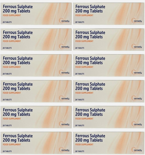 Ferrous 200mg iron - 12,