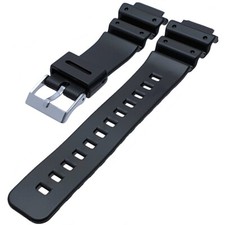 Black Rubber Watch Strap Casio