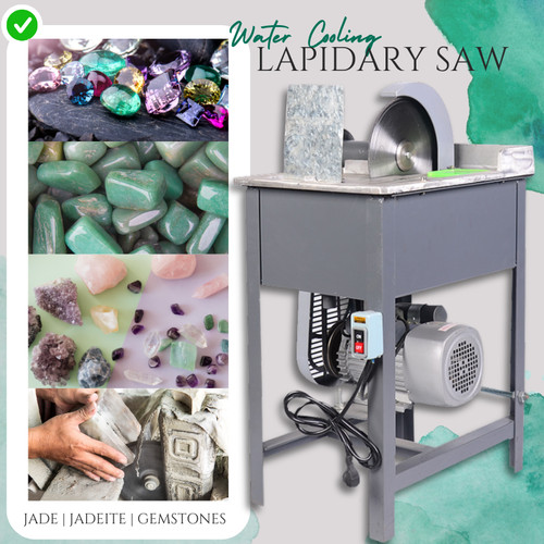 Lapidary saw water cooled - water,