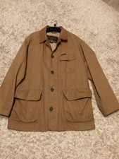 Marlboro Classics Mens 5 Button Jacket Sz M Leather Collar Pockets See Pics VGC