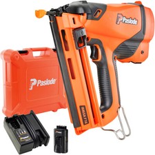 Paslode IM65A F16 Angled Second Fix Finishing Nail Gun 1 x 2.1Ah Battery Charger