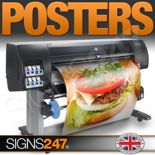 POSTER PRINTING Gloss Satin or