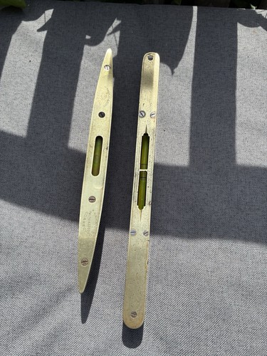 Vintage brass spirit level - vintage, x2