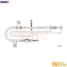 CABLE PULL PARKING BRAKE
