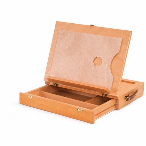 Tabletop easel with drawer - tabletop,