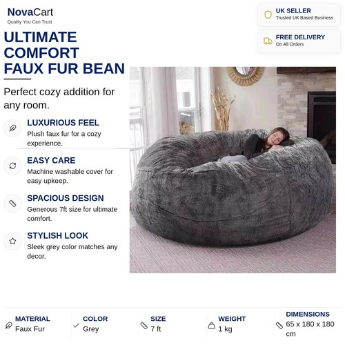 Grey adult bean - grey,