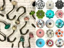 Vintage iron hooks / coat pegs