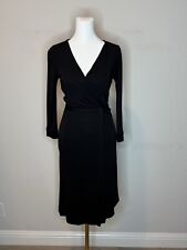 Diane Von Furstenberg DVF Womens Wrap New Julian Two Midi Long Sleeve Dress Sz 0
