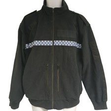 Fleece Jacket Windstopper Ex Police Reflective Radio Loop Black Security Porelle