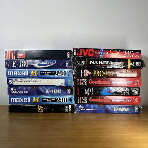 17x used blank vhs - 17x,