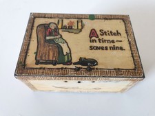 Vintage Biscuit Tin 'A Stitch