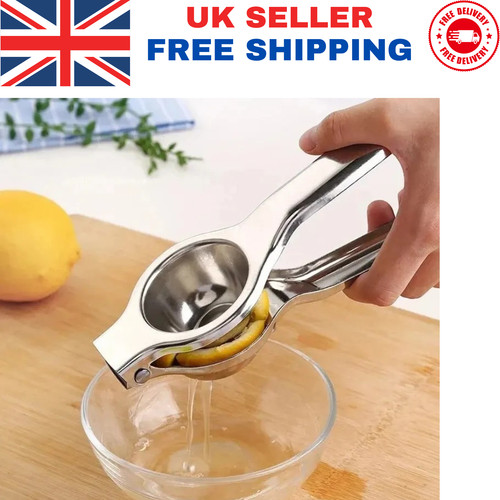 Stainless steel lemon juicer - steel,