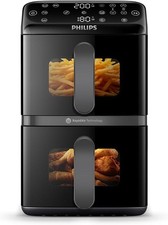 Philips Airfryer 4000 Series Stacked Dual Basket 10L RapidAir Technology