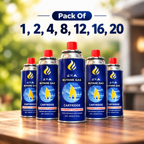 Butane gas bottles - bottles, canister