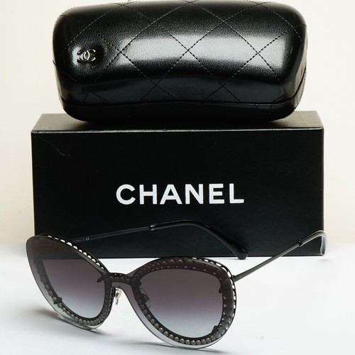 Chanel sunglasses pearl black - chanel,