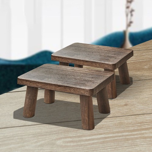 Wooden low stool change shoes - wooden,