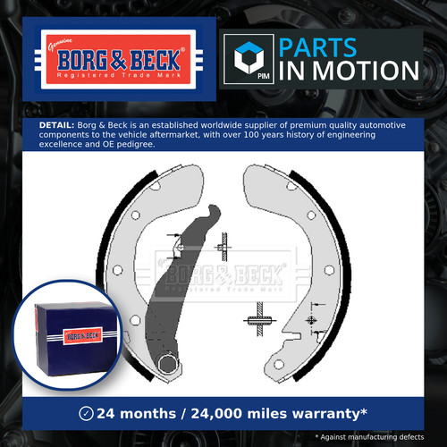 Brake shoes set fits - brake,