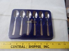 NEW SET OF 6 GERLACH KOMPLET LYZECZEK DESERT SPOONS NIB