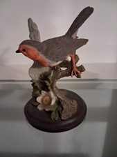 Bird Figurines X2 Robin And