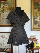 Vintage Alaia 1980s Wool Laser