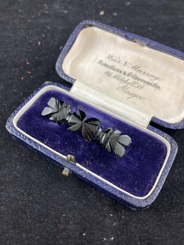 Antique victorian whitby jet - antique,